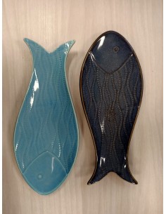 Piatto pesce in ceramica